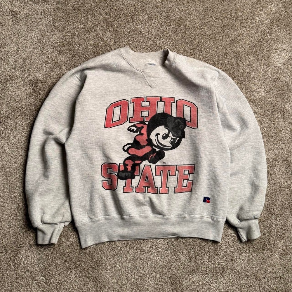 VINTAGE‎ MADE IN USA RUSSELL ATHLETIC "OHIO STATE" SWEATSHIRT